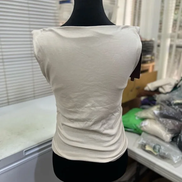 OGL Ruched Sides Boatneck Brami - Picture 3 of 5